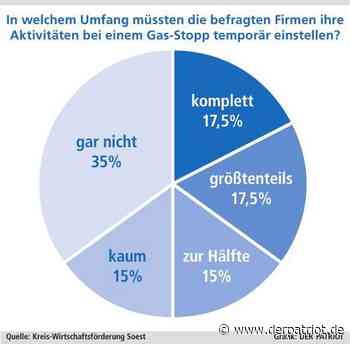 Umfrage: Gas-Lieferstopp würde viele Firmen im Kreis Soest treffen - Der Patriot Lippstädter Zeitung
