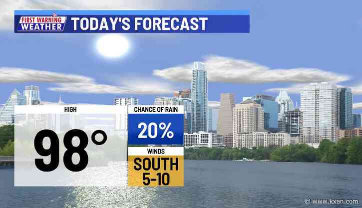 Sweltering heat and humidity ahead of increasing rain chances