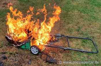 FW Celle: Brennen Motorroller und Rasenmäher - Presseportal.de