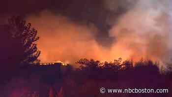 Overnight Fire Sparks Explosions Inside Dudley Warehouse - NBC10 Boston