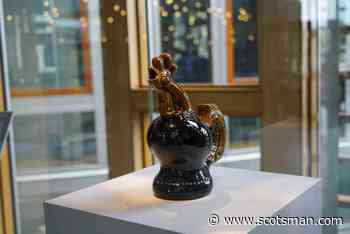 War in Ukraine: Cockerel jug gifted to Boris Johnson goes on display in Edinburgh - The Scotsman