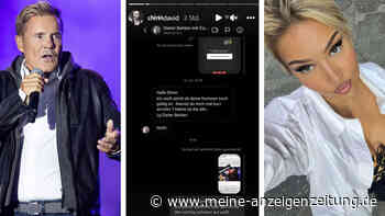 „Niemals mit deinen Forderungen“: Shirin David wettert gegen Dieter Bohlen und teilt privaten Chatverlauf