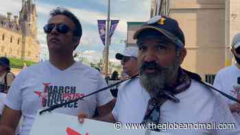 Video: Father of Iran flight crash victim marches to Ottawa - The Globe and Mail