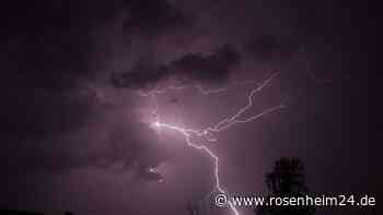 DWD warnt vor schwerem Gewitter, Starkregen und Hagel für den Kreis Rosenheim