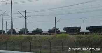 Un train rempli de chars et autres véhicules blindés filmé en train de se diriger vers la Crimée (vidéo) - Sudinfo.be