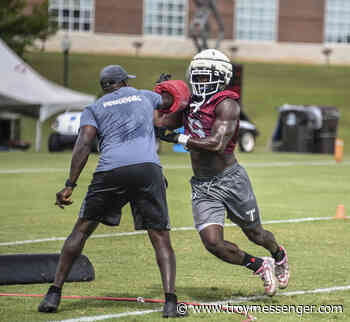 Trojans enjoy more consistent day two of fall camp - The Troy Messenger - Troy Messenger