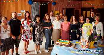 Opvangcentrum voor Oekraïense vluchtelingen in Lubbeek viert nationale feestdag - Het Laatste Nieuws