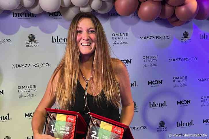Permanente make-up-artieste uit Brecht selecteert zich voor wereldkampioenschap in Turkije dankzij twee eerste prijzen