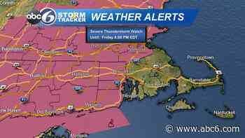 Severe Thunderstorm Watch for parts of Rhode Island - WLNE-TV (ABC6)