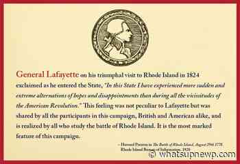 Battle of Rhode Island Association launches new website - What'sUpNewp