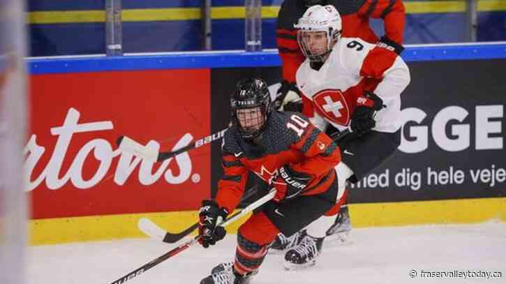 Sarah Fillier strikes twice, Canada downs Swiss 4-1 in women’s world hockey