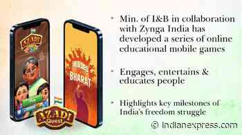 Govt launches mobile games based on India's freedom struggle - The Indian Express