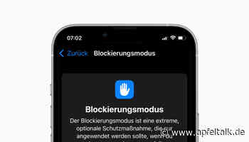 Lockdown-Mode: Sicherer und gleichzeitig weniger anonym - Apfeltalk