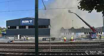 Es brennt schon wieder bei Alba in Pforzheim - BNN - Badische Neueste Nachrichten