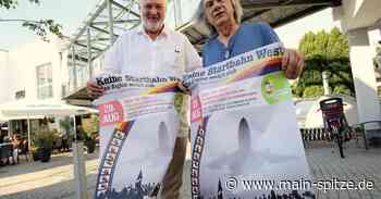 Open-Air-Kino zur Startbahn West am Palazzo Bischofsheim - Main-Spitze