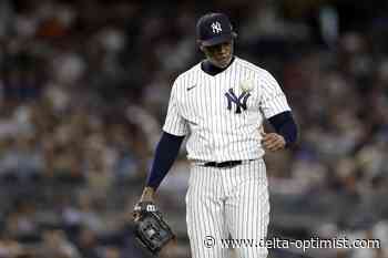 Yankees reliever Chapman out with infection from tattoo - Delta Optimist
