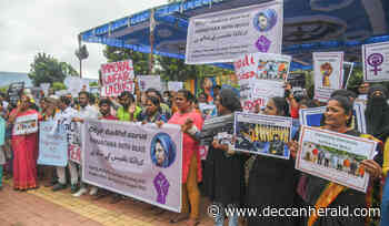 Protesters at Freedom Park demand justice for Bilkis Bano - Deccan Herald
