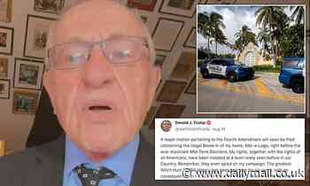 Dershowitz says the Justice Department has 'enough evidence to indict' Trump but won't - Daily Mail