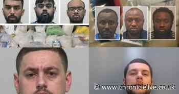 The criminals convicted of drug related offences in the North East