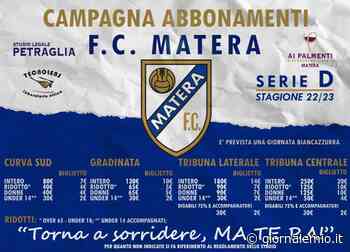 F.C Matera parte con campagna abbonamenti – Giornalemio.it - Giornalemio.it