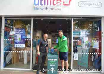 David James opens football recycling centre in Blackburn