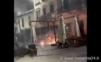 Fiamme in centro a Gallarate. Danni al dehor di un ristorante - MALPENSA24 - malpensa24.it