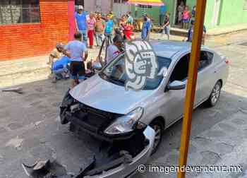 Impactan a motociclista en calles de Misantla - Imagen de Veracruz