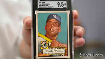 Mickey Mantle card sold for $12.6 million at auction, breaks record