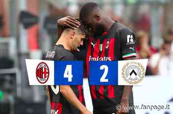 Milan a trazione anteriore, la difesa è da registrare: 4-2 all'Udinese, nel segno di Rebic - Sport Fanpage