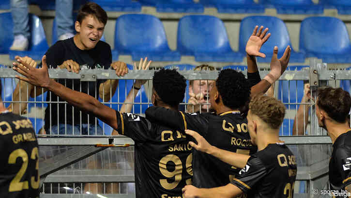 Lommel grijpt zijn momenten tegen Jong Genk en springt naar de leiding in de Challenger Pro League - sporza.be