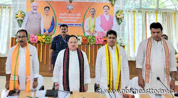 BJP National President Holds Marathon Meetings With State Leadership - NorthEast Today
