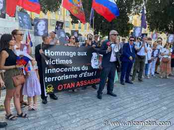 Un rassemblement pro-Poutine place Garibaldi à Nice
