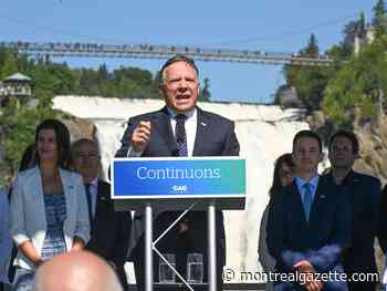 'This lady': Legault kicks off CAQ campaign by refusing to name Anglade