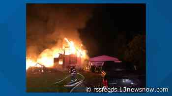 Suffolk fire hurts 3 including firefighter