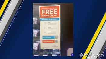 Naloxone vending machines with free NARCAN kits inside now available in Cumberland County Detention Center - WTVD-TV