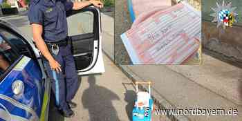 "Falschparker der ganz besonderen Art": Polizei verzückt mit lustiger Aktion - Nordbayern.de