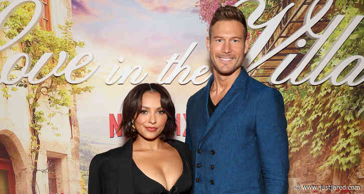 Kat Graham & Tom Hopper Pose Together at the Netflix Premiere of 'Love in the Villa'