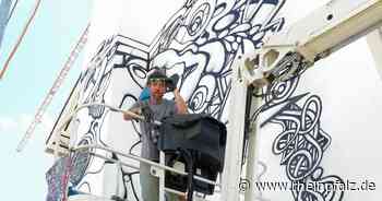 Sweetunos neues Stadt.Wand.Kunst-Mural im Stadtteil Franklin - Mannheim - Rheinpfalz.de