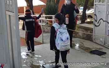 Comunidad educativa regresa este lunes a clases - El Sol de Cuernavaca