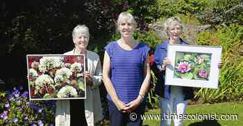 Our Community: Art show fundraiser at Abkhazi Garden, Comox Valley women walking to Rome - Times Colonist