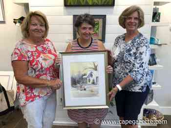 Art by Anne Buck to adorn Milton Holiday House Tour book cover - CapeGazette.com