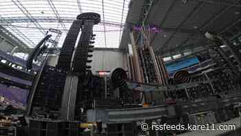 1,350 tons of stage equipment hauled into U.S. Bank Stadium for Rammstein concert