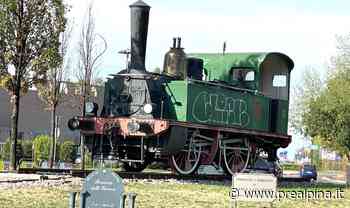 Saronno, vandalizzata la locomotiva della rotonda - La Prealpina