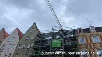 Augsburg: Großer Kran an der Brandruine in der Karolinenstraße: Was hat es damit auf sich? | Augsburger Allgemeine - Augsburger Allgemeine