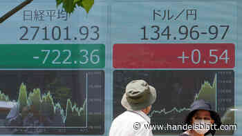 Nikkei, Topix und Co.: Asien-Börsen starten die Woche im Abwärtsflug