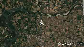 The world's rivers are drying up from extreme weather. See how 6 look from space - CNN