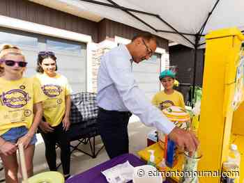 Lemonade stands around the city raising money for the Stollery Children's Hospital - Edmonton Journal