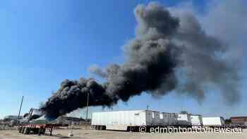 Fire in west Edmonton sends dark smoke into the sky - CTV News Edmonton