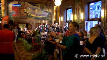 Leuvens plezierkoor moedigt 3.000 lopers aan tijdens Leuven Night Run: "Het enthousiasme helpt ons over de meet" - ROB-tv