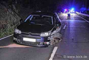 Tharandt: PKW kollidiert mit Leitplanke | blick.de - Dresden - Blick.de